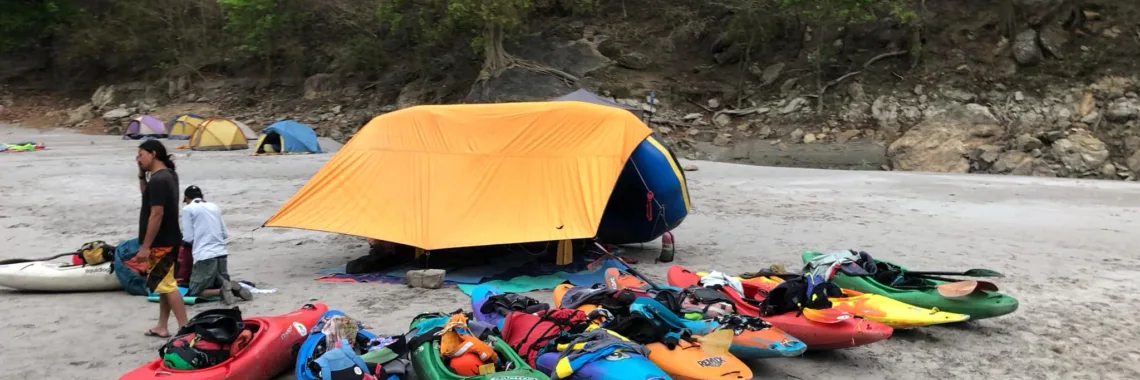 Camping on the Karnali River